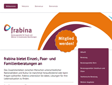 Tablet Screenshot of frabina.ch